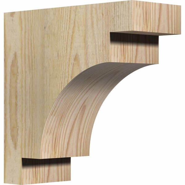 Ekena Millwork Mediterranean Rough Sawn Corbel, Douglas Fir, 4"W x 10"D x 10"H COR04X10X10MED00RDF - main